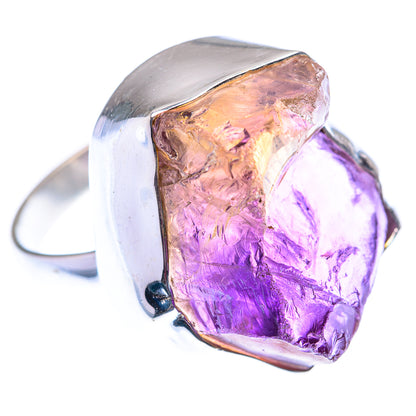 Large Raw Ametrine 925 Sterling Silver Ring Size 9.75 (925 Sterling Silver) RING140449