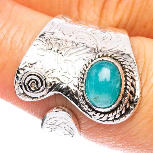 Larimar Ring Size 6.25 (925 Sterling Silver) R3746
