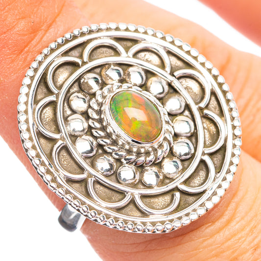 Ethiopian Opal Ring Size 7 (.925 Sterling Silver)