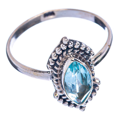 Blue Topaz Dainty Ring Size 8 (925 Sterling Silver) R145493