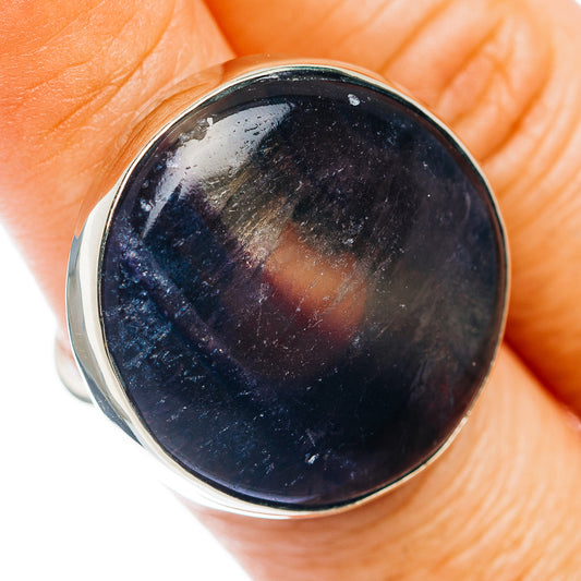 Multi-Fluorite Ring Size 7 (German Silver)
