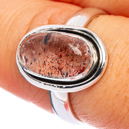 Rare Super Seven Ring Size 8 (925 Sterling Silver) R145540