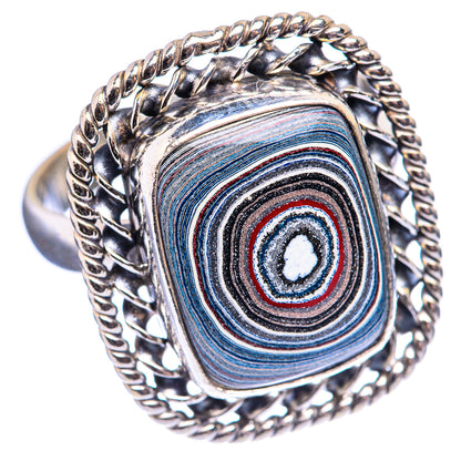 Fordite Ring Size 9.25 (925 Sterling Silver) R142826