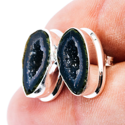 Tabasco Geode Earrings 5/8" (.925 Sterling Silver)