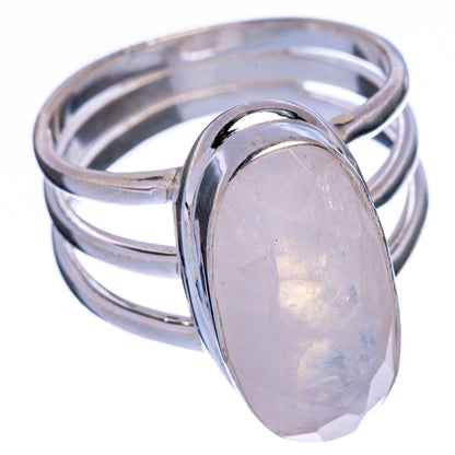 Rainbow Moonstone Ring Size 8 (925 Sterling Silver) R146622