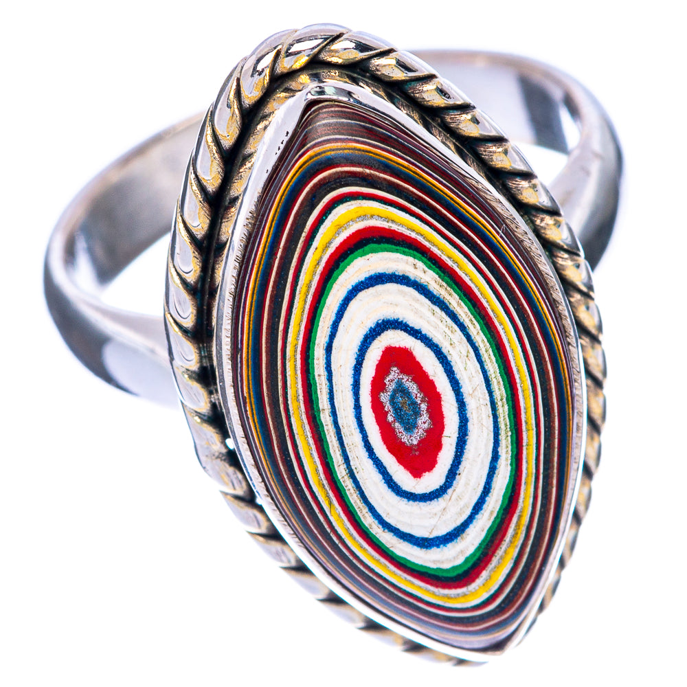 Fordite Ring Size 6 (925 Sterling Silver) R144742
