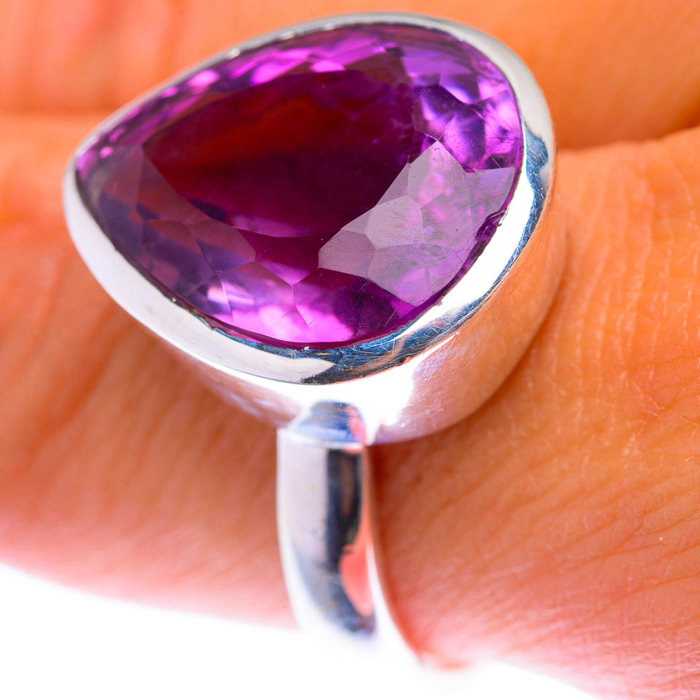 Faceted Amethyst Ring Size 9 (925 Sterling Silver) RING139927