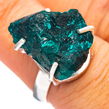 Dioptase Ring Size 7 (.925 Sterling Silver)