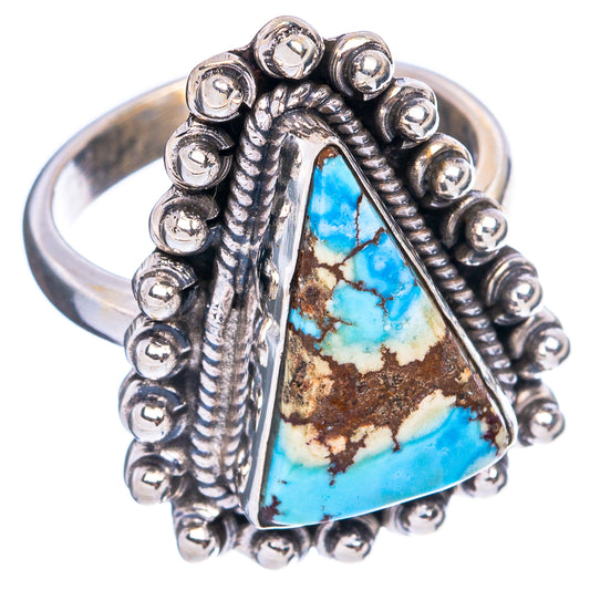 Rare Golden Hills Turquoise Ring Size 6.75 (925 Sterling Silver) R4908