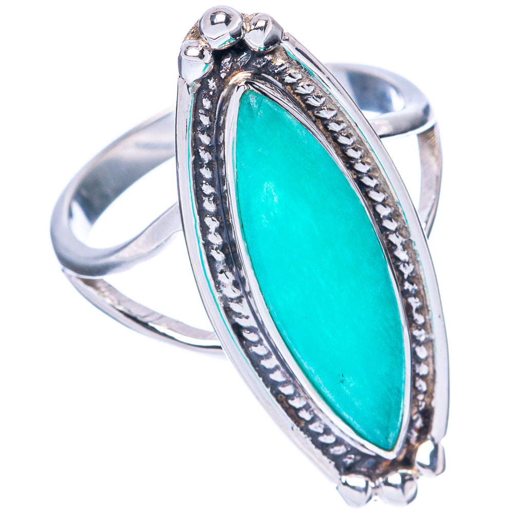 Premium Amazonite Ring Size 7.75 (925 Sterling Silver) R2646