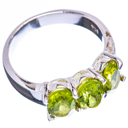 Peridot Dainty Ring Size 6.5 (925 Sterling Silver) R5187