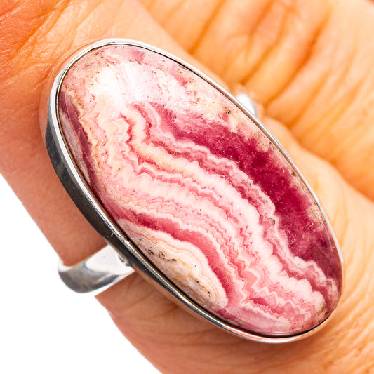 Premium Rhodochrosite Ring Size 7 (.925 Sterling Silver)