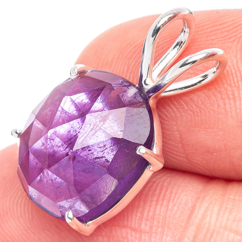 Value Amethyst Pendant 7/8" (925 Sterling Silver) P44508