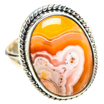 Crazy Lace Agate Ring Size 7 (925 Sterling Silver) RING138725