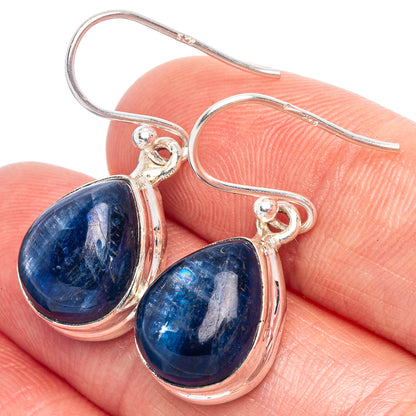 Kyanite Earrings 1 1/8" (925 Sterling Silver) E1871