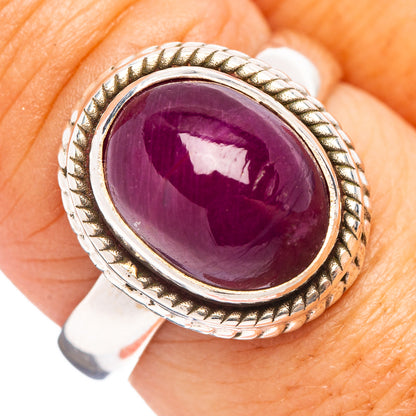 Premium Burmese Ruby Ring Size 8 (.925 Sterling Silver)