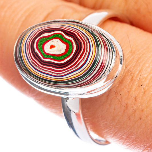 Fordite Ring Size 12 (925 Sterling Silver) R144302