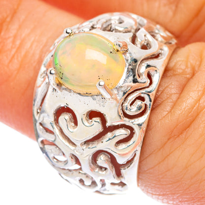 Rare Ethiopian Opal Ring Size 6.5 (925 Sterling Silver) R145981