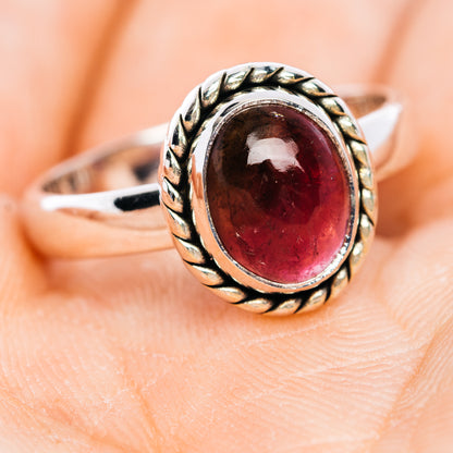 Premium Pink Tourmaline Ring Size 7.75 (.925 Sterling Silver)