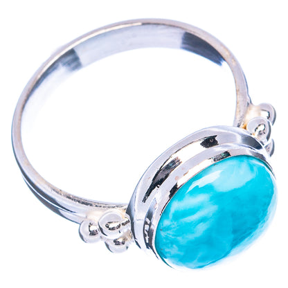 Rare Larimar Ring Size 7 (.925 Sterling Silver)