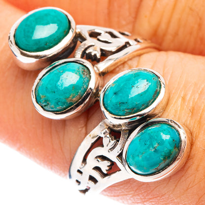 Mohave Turquoise Ring Size 8 (.925 Sterling Silver)