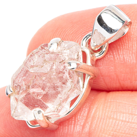 Herkimer Diamond Pendant 1 1/8" (925 Sterling Silver) P43907