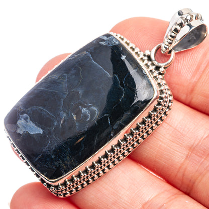 Pietersite Pendant 1 7/8" (925 Sterling Silver) P39023