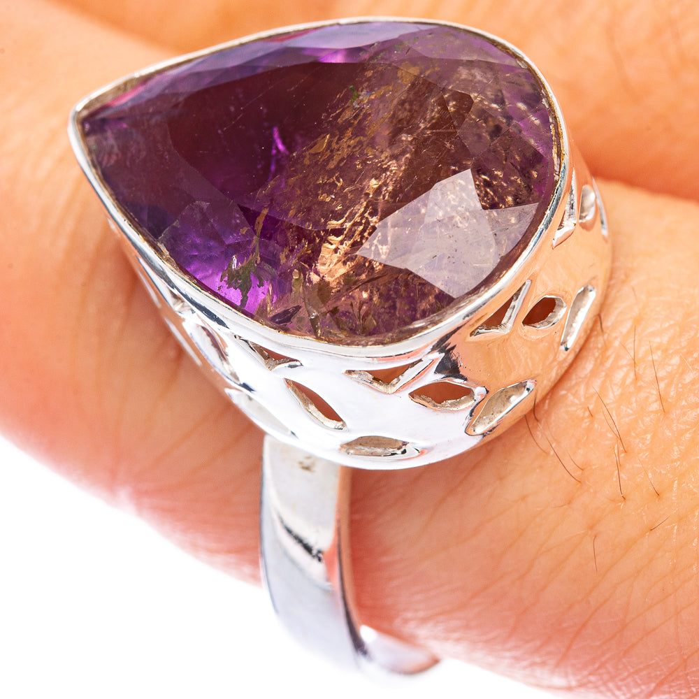 Faceted Ametrine Ring Size 9.75 (925 Sterling Silver) R144776