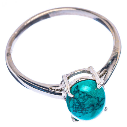 Blue Howlite Dainty Ring Size 11 (925 Sterling Silver) R147026