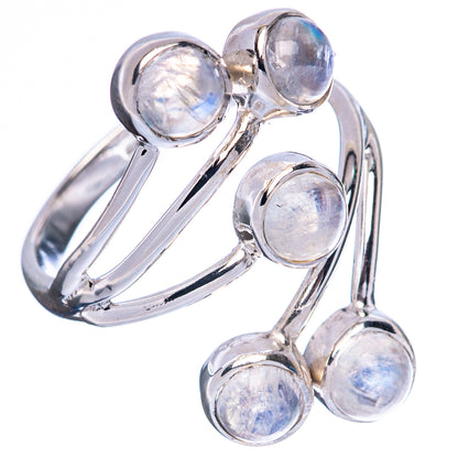Premium Rainbow Moonstone 925 Sterling Silver Ring Size 8 Ana Co R3649