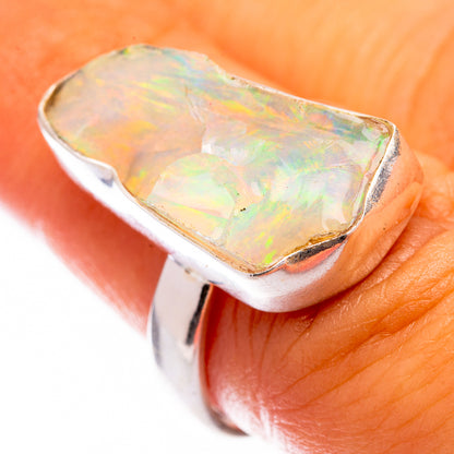 Rough Ethiopian Opal Ring Size 6.25 (925 Sterling Silver) R140704