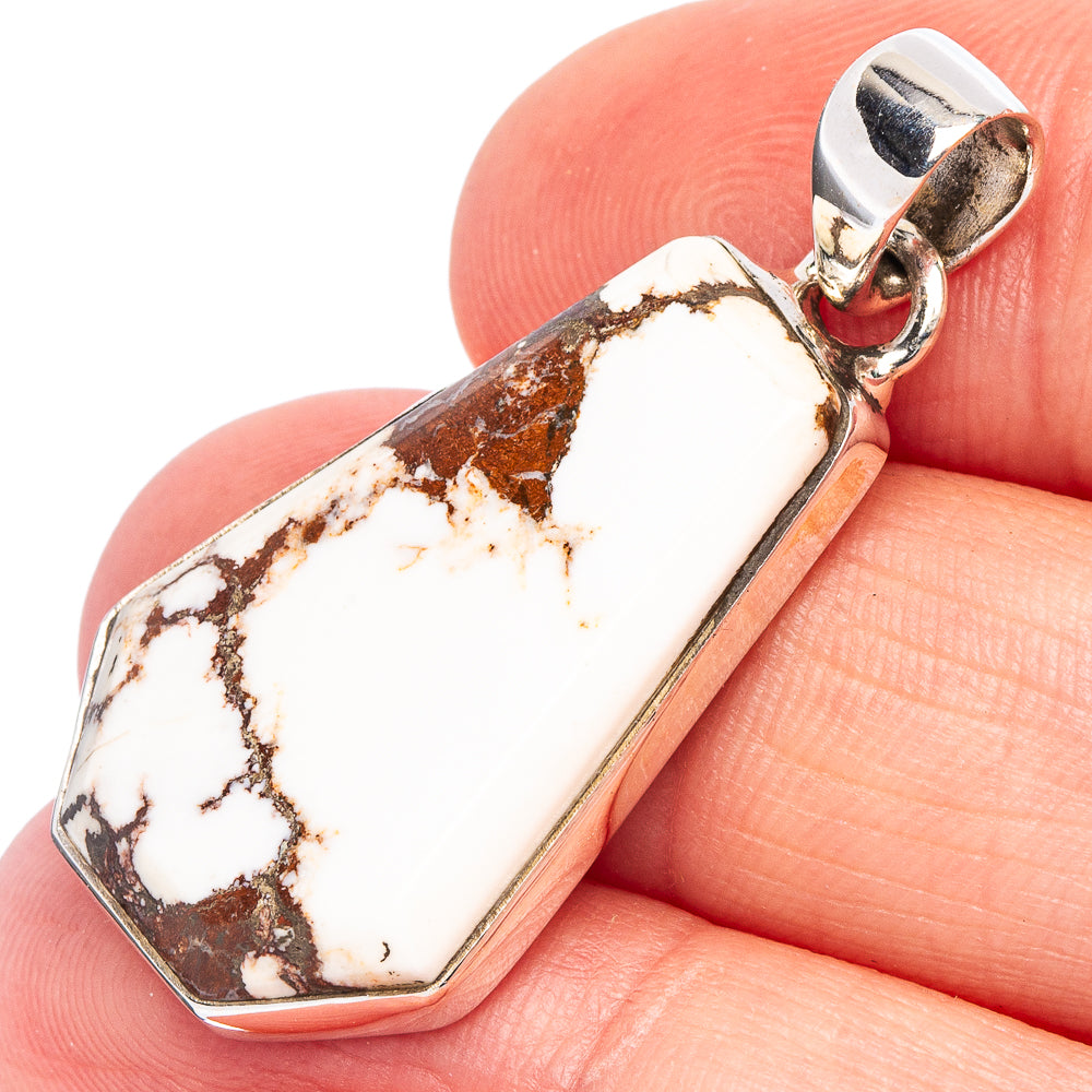 Wild Horse Jasper Pendant 1 3/8" (925 Sterling Silver) P44909