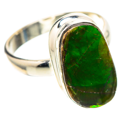 Canadian Ammolite Ring Size 7.5 (925 Sterling Silver) RING138322