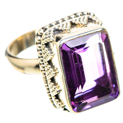 Faceted Amethyst Ring Size 7 (925 Sterling Silver) RING138333