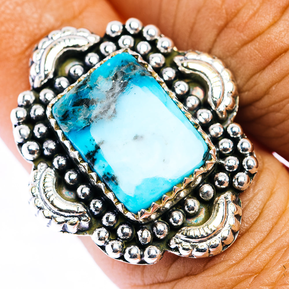 Gem Silica Ring Size 7.5 (.925 Sterling Silver)