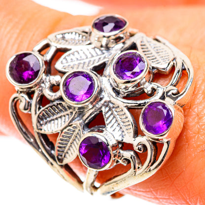 Faceted Amethyst Ring Size 9.75 (925 Sterling Silver) RING137890