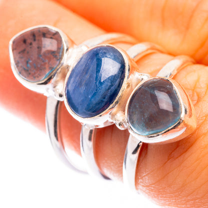 Kyanite, Blue Fluorite Ring Size 6.75 (925 Sterling Silver) R141304