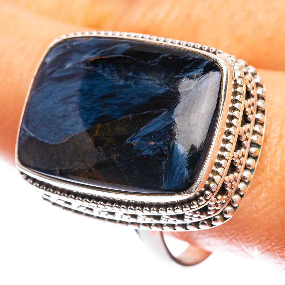 Large Pietersite Ring Size 10.75 (925 Sterling Silver) R142510