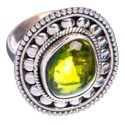 Green Tourmaline Ring Size 6.75 (925 Sterling Silver) R145344