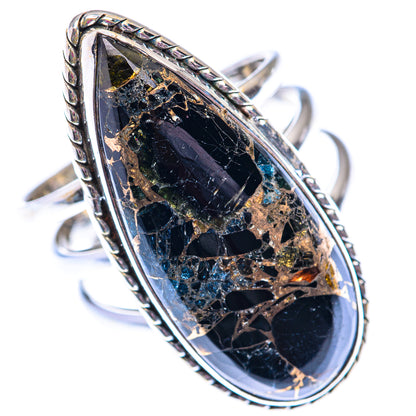 Large Mohave Black Onyx 925 Sterling Silver Ring Size 10.25 (925 Sterling Silver) RING140466