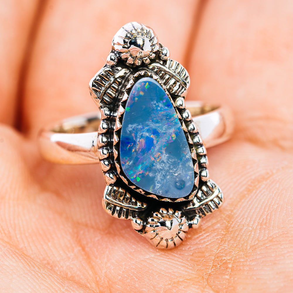 Doublet Opal Ring Size 7 (.925 Sterling Silver)