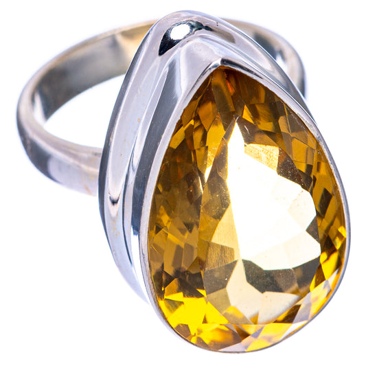 Citrine Ring Size 6.5 (925 Sterling Silver) R144841