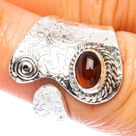 Amber Ring Size 6 (925 Sterling Silver) R3687