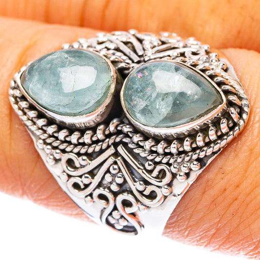 Aquamarine Ring Size 8.5 (925 Sterling Silver) R4244
