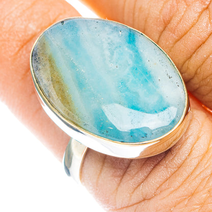 Peruvian Opal Ring Size 8 (German Silver)
