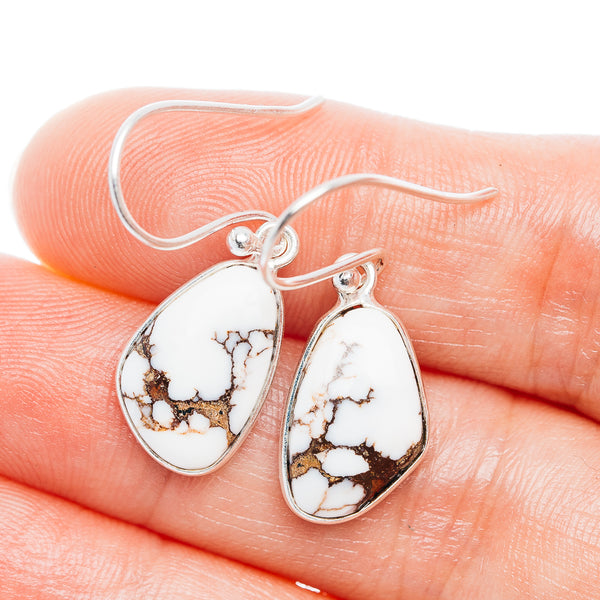 Wild Horse Jasper Earrings 1 1/4" (.925 Sterling Silver)