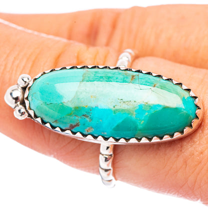 Rare Kingman Turquoise Ring Size 8 (.925 Sterling Silver)