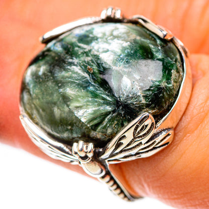 Seraphinite Ring Size 6 (925 Sterling Silver) RING138352