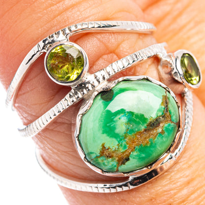 Premium Variscite Ring Size 7.75 (.925 Sterling Silver)