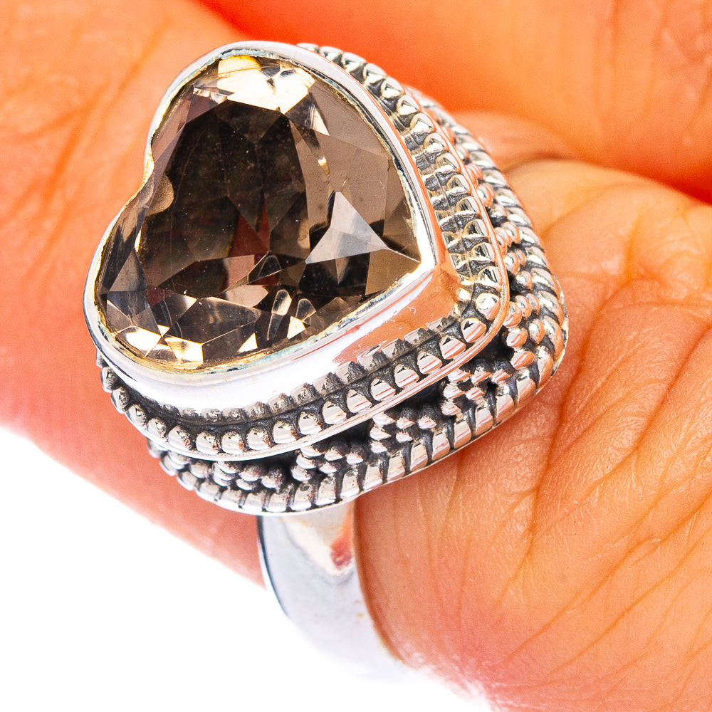 Smoky Quartz Ring Size 6 (925 Sterling Silver) R144422